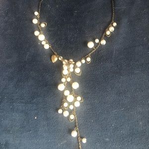 Chloe and Isabel Y pearl necklace